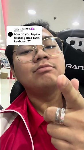 This is how to do a number sign on a 60% keyboard! ⌨✨