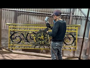 The Man Crafts Cast Aluminum into Super Beautiful Works of Art from Start to Finish