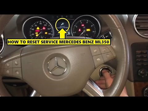 Reset Service Indicator Mercedes Benz ML350 M-Class GL-Class R-Class