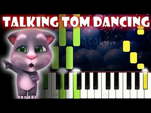 Talking Tom Dancing (Tom the Cat Dancing Meme) | Piano Cover | Tutorial | Karaoke