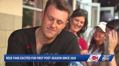 Reds fans celebrate first post-season since 2020