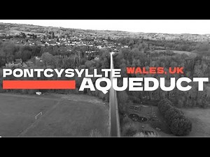 Flying Over Pontcysyllte Aqueduct | Stunning 4K Drone Views of a UNESCO World Heritage Site