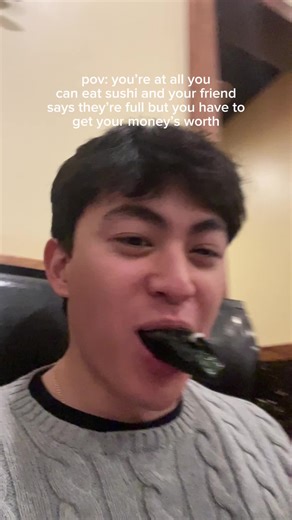 i was just eating my hand roll and then this happened… | rolls