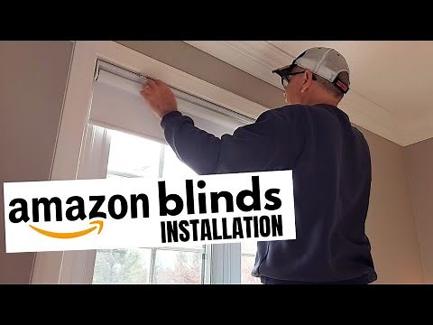 Amazon Window Blind Installation | I Doesn't Get Easier Than This!