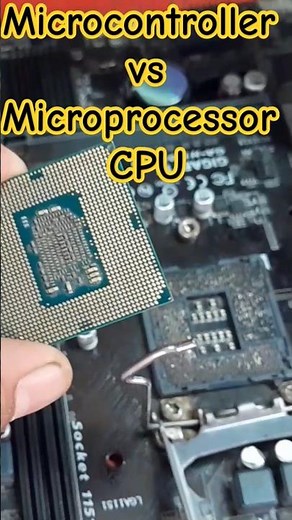 Microcontroller vs Microprocessor CPU #computer #computerhardware #cpu #uno #arduino #processor