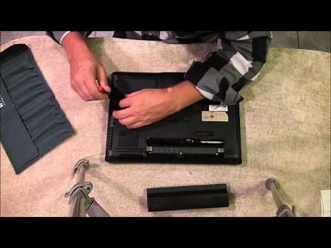 DIY - How to Remove the Hard Drive from an HP DV6000 Series Laptop.