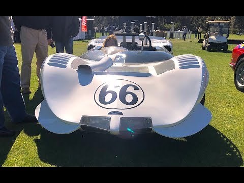 1965 Chaparral 2 Racecar Walkaround at 2020 Amelia Island Concours - Awesome Aerodynamics That Won!