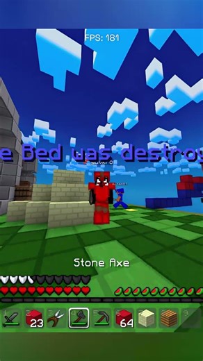 Minecrart Bedwars ASMR⌨️🖱️😴 #shorts #minecraft #bedwars #zeqa #asmr #asmrvideo