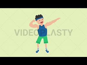 Man Flexing Muscles Animation [MOV & GIF]