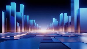 clip-3425974167-blue-simple-shape-city-futuristic-background-business