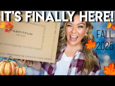 FabFitFun Fall 2025 Unboxing + Coupon Code | PR BOX & RECOMMENDATIONS