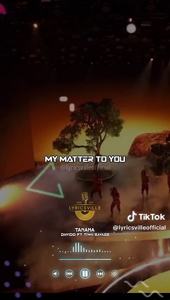 Davido Ft Tiwa Savage - Tanana: Lyrics Video