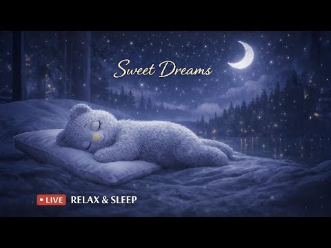 Gentle Night Stream – Calm Sleep Music for Grown Ups | Soft Piano