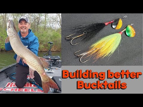 Making bucktails Muskie Fishing