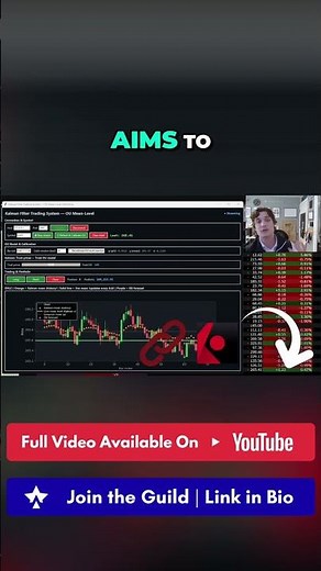 Trading Mean Reversion with Kalman Filters #shorts