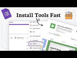 How to Install Google Forms Add ons (extensions for forms)