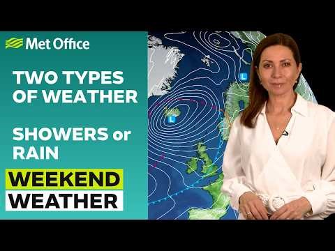 Weekend weather 26/03/26 – Blustery showers or squally rain – Met Office weather forecast UK