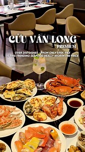 3.1K reactions · 96 shares | A "5-star dining experience" at a surprisingly affordable price #cuuvanlongpremium #cuuvanlongseafoodbuffet #buffethaisansaigon #buffethaisancuuvanlong | Buffet Cửu Vân Long Premium | Facebook