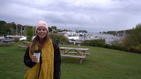 Finding Our FAVORITE Town in Maine with an AMAZING View - Van Life Camden Maine - Van Life Ep 7