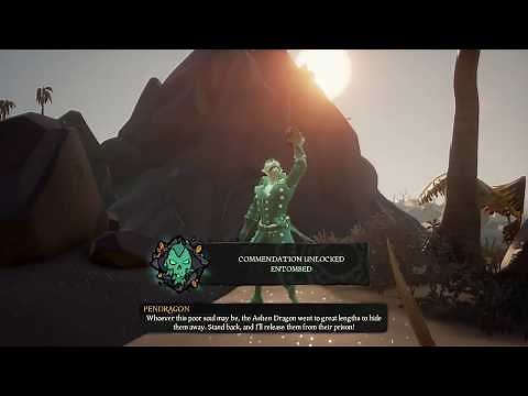 Sea of thieves: FREEING FLAMEHEART (FLAMEHEART appears)
