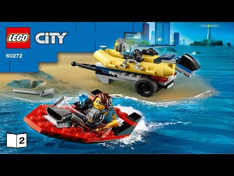 LEGO Instructions - City - 60272 - Elite Police Boat Transport - Elite Police (Book 2)