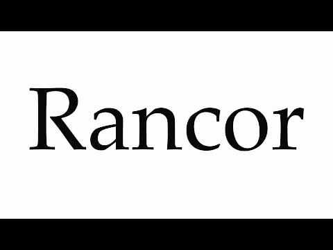 How to Pronounce Rancor