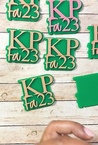 Sorority Lapel Pin: Chapter Edition - Pink & Green | Sorority Pin | Soror Pin | Sorority Gift | Gift for Her | Name Badge | Chapter Brooch - Etsy