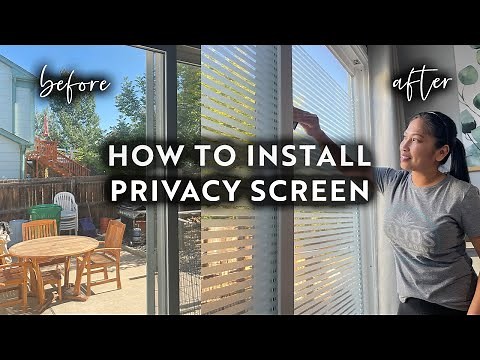 HOW TO INSTALL PRIVACY FILM | DIY SLIDING DOOR | UPGRADE THE LOOK FOR LESS #diy #howto #glassdoor