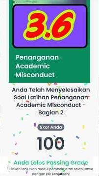 3.6 Handling Academic Misconduct - Part 2