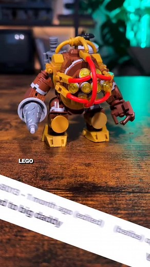 Finally FINISHING Lego Bioshock Big Daddy Don’t you hate it when you forgot you built something #lego #legoreels #bioshock #bioshockinfinite | Fincantbuild