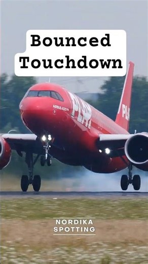 A320neo BOUNCED Landing! ✈️ Hard Touchdown + Jump on Runway (4K Close-Up)