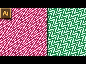 Adobe Illustrator : How to make lines Pattern