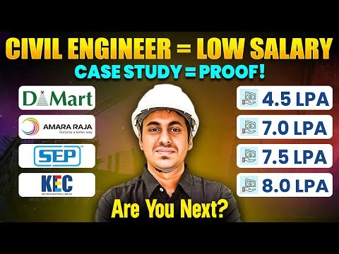 Why Civil Engineers Earn Less? 😱 Real Case Study & Salary Proof