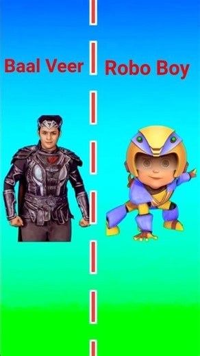 Baal Veer And Robo Boy 😱 cartoon video #viralshorts #shortsfeed
