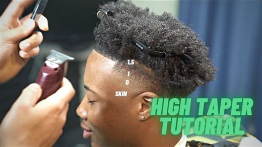 1K views · 31 reactions | HIGH TAPER TUTORIAL | EASY TO FOLLOW | STEP BY STEP This is a step by step high taper haircut tutorial that's easy to follow for beginner barbers. This is a step by step taper haircut tutorial on coily hair. If you're having trouble fading, achieving straight lineups/edgeups, or want to learn to cut different hairstyles this is the perfect barber tutorial channel for you. | The Barber Style Directory | Facebook