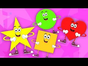 forma canción | aprender formas | nombres de formas | formas geométricas | Kids Rhymes | Shapes Song