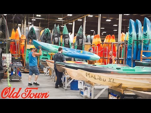 Insiders Look - How Kayaks Are Made (Old Town Factory Tour)