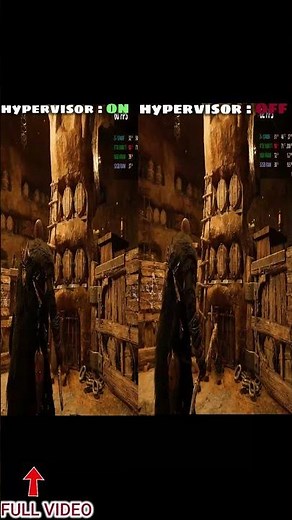 Does Hypervisor Affect FPS? On vs Off Side-by-Side Test