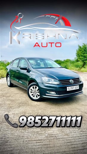 🚘 Shree Krishna Auto 🚘 on Instagram: "💥 CAR FOR SALE 💥 🚘Vento Highline Auto Diesel🚘 🗽 Model :- 04/10/2016 👨🏻‍💼 Owner :- 2 📑 Insurance :- Full (Dec-25) ⛽ Fule :- Diesel 🚧 KM :- 80,000/- ☑️ Non Accident 💰Price:- 4,75,000/- (Fix Rate) { ગાડી ના ભાવ મા કોઈ ફેરફાર નહી થાય } . . #cars #carforsale #usedcars #volkswagon #vento #diesel #automatic #jamnagar #rajkot #morbi #instagram #reels #viralvideos 