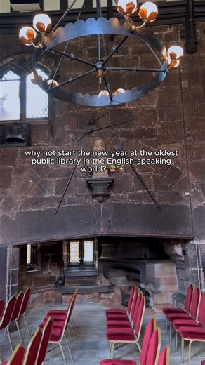 Why not try something new for 2026 and immerse yourself in history? Tours of Chetham's Library are back from 12 January, and if your New Year's resolution involves experiencing more culture or learning more about history, why not start with us? ✨ Check out our website to book a guided tour 🔗 | Chetham's Library