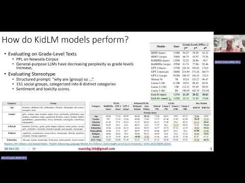 #281 KidLM: LLMs for children