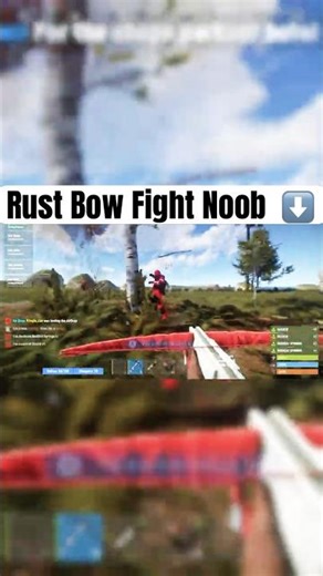 Rust - Bow Training Noob #rust #gaming #rist