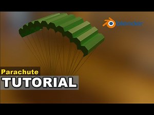 How to make a Low Poly parachute in Blender 3.0 (2022)