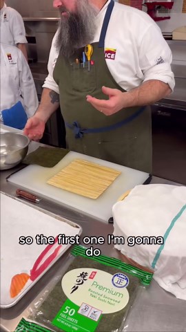 Steven Gao on Instagram: "disclaimer: Chef Leif in this video is not a sushi chef, BUT I thought his demonstration and explanation was amazing and really easy to follow so I hope you enjoy this as well! He goes through the things you need, how to use them, and some fun tips that I didn’t know before his demo. As always if you have any questions feel free to comment below or message me directly :D #culinary #culinaryarts #culinaryschool #culinarystudent #chef #demonstration #lesson #learn #learnt