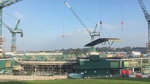 55K views · 2.3K reactions | The final piece of the old roof has just been removed  No.1 Court is officially roofless - for now... #Wimbledon | Wimbledon | Facebook