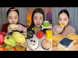 ASMR BOBA LAVA CAKES 珍珠奶茶 | 먹방 Dessert ASMR Real Sound