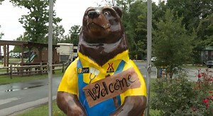 Larry is the newest bear statue in New Bern