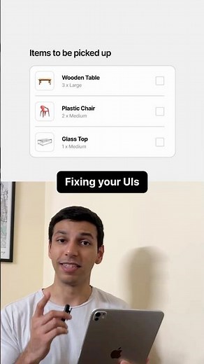 Fixing your UIs - step-by-step #uidesign #uiux