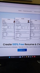 68K views · 444 reactions | Create Free Resume and CV in Mobile and Computer #resume #cv #tech #viral #reelschallenge | STP Computer Education | Facebook