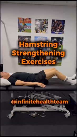 Infinite Health on Instagram: "Hamstring Strength Builder 💪🦵 Try these 3 bridge variations to activate and strengthen your hamstrings: Double-Leg Hamstring Bridge Crossed-Leg Hamstring Bridge Single-Leg Hamstring Bridge Add them to your routine for better stability, injury prevention, and stronger posterior chain 🔥 #HamstringWorkout #BridgeExercises #StrengthTraining #PhysioTips #GluteHamstring #InjuryPrevention"